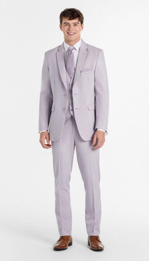 Trim Fit Lavender Mens Suit