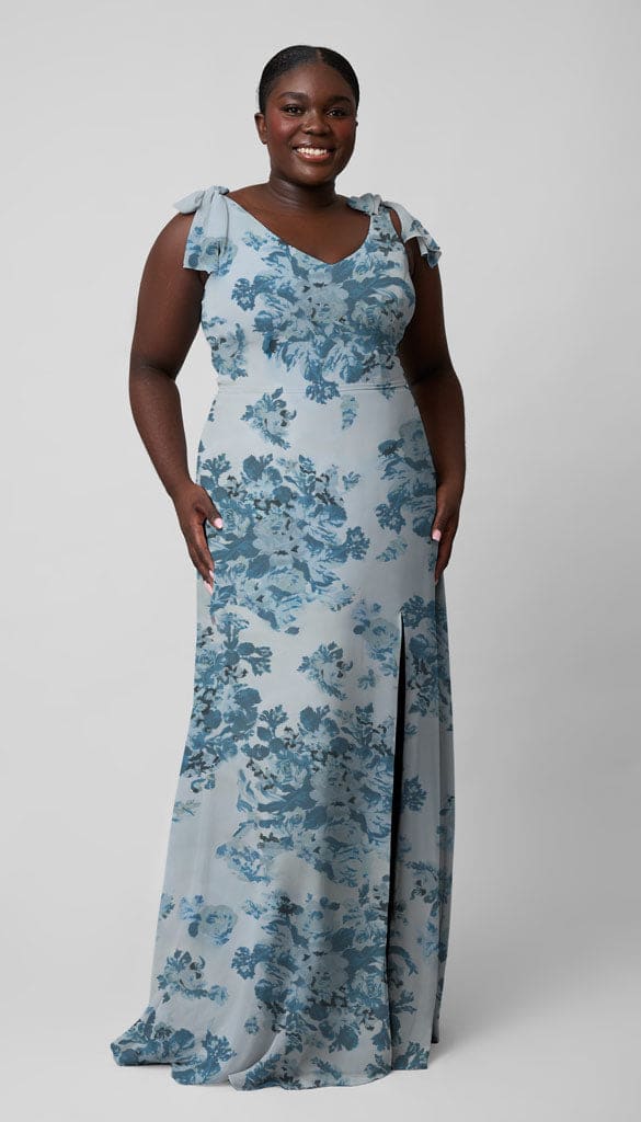 Floral Bridesmaid Dresses Kennedy Blue Floral Bridesmaid Dresses Kennedy Blue