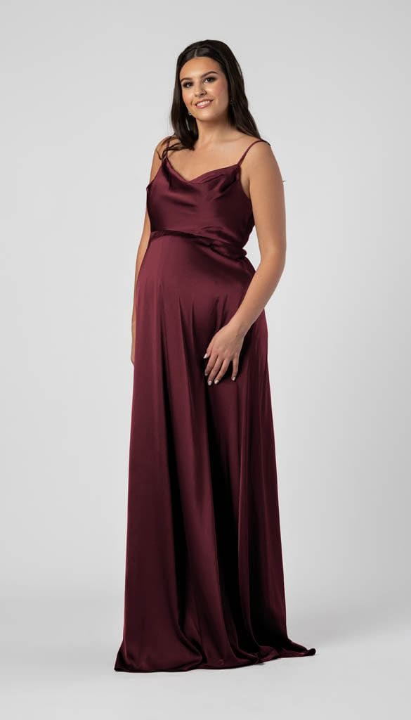 Azazie Bridesmaid Burgundy Maternity Bridesmaid Dress Maternity