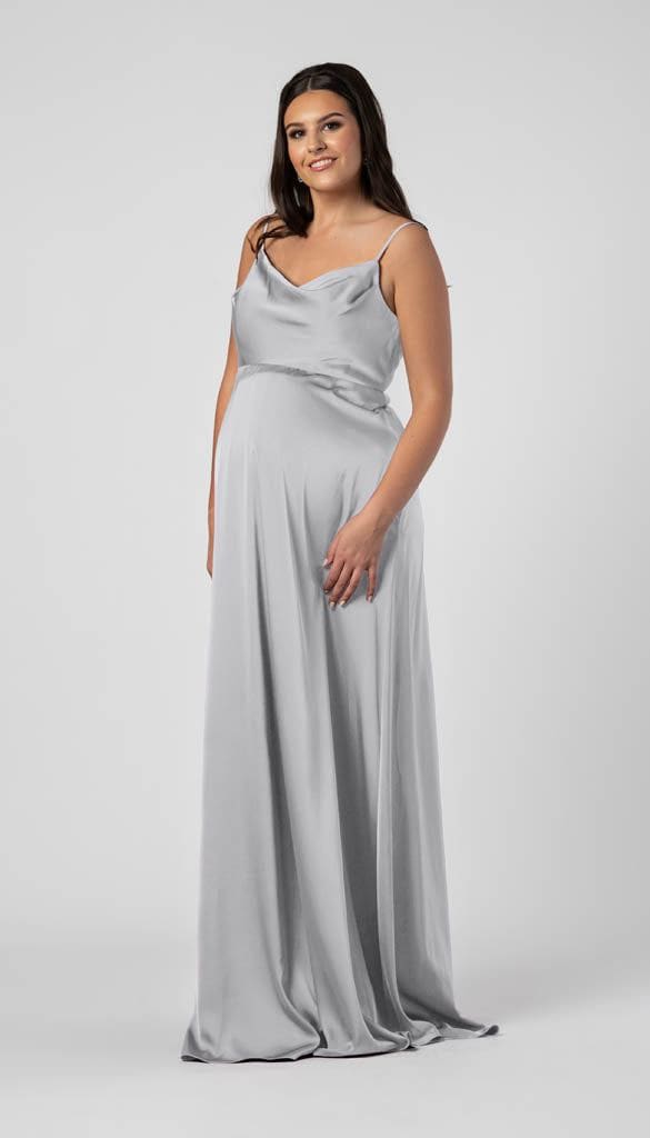 Satin Maternity Bridesmaid Dress