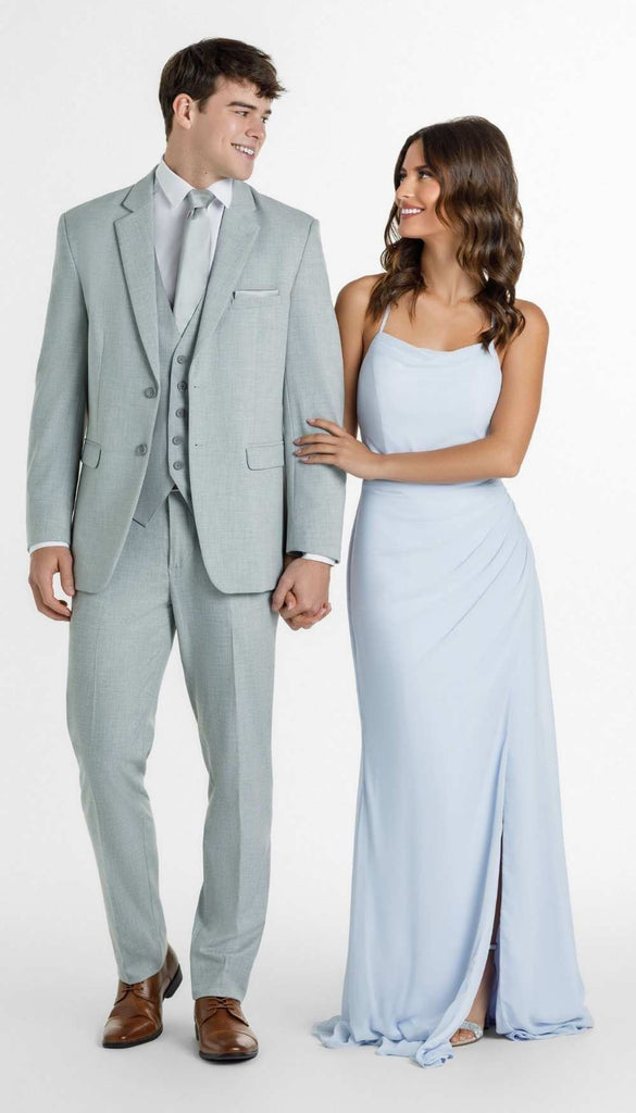 Kennedy Blue | Trim Fit Light Grey Mens Suit Kennedy Blue | Trim Fit Light Grey Mens Suit