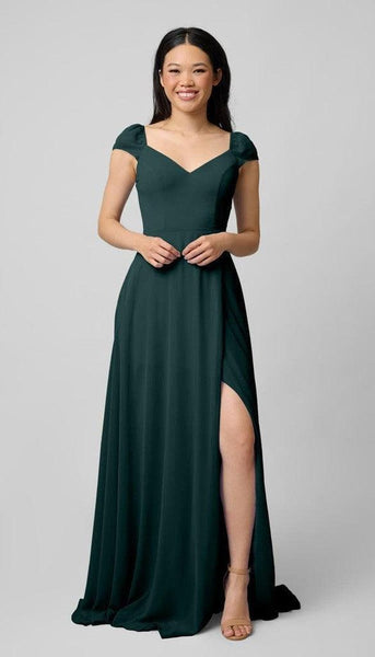 Lily Puff Sleeves Chiffon Bridesmaid Dress