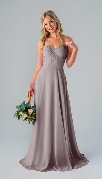 Lisa Strapless Chiffon Bridesmaids Dress