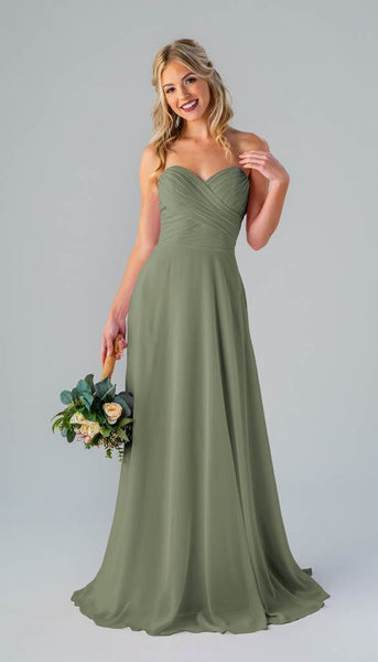 princess polly baby blue dress Persephone Stretch Satin One-Shoulder Bridesmaid Dress main image 1