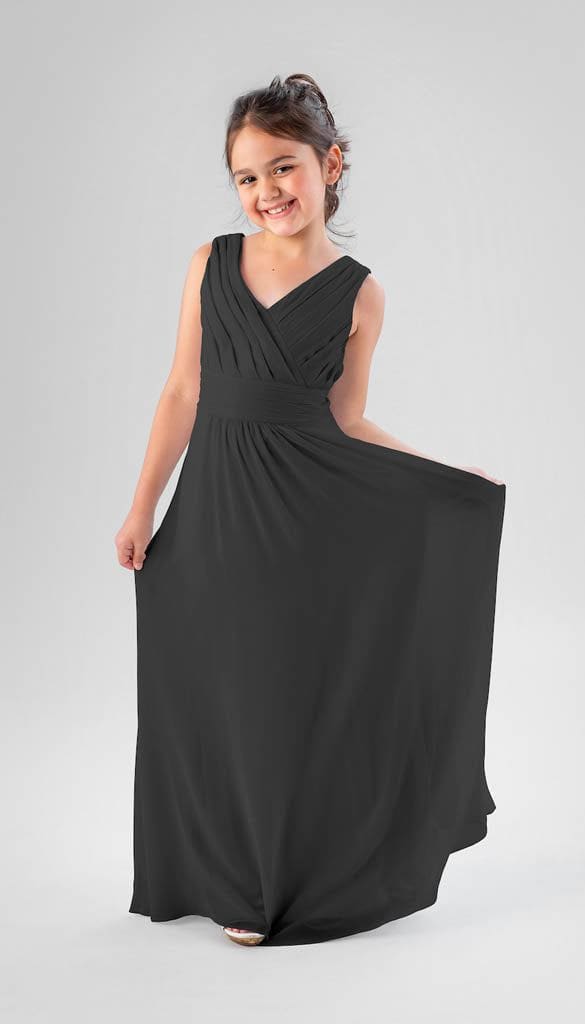 Kennedy Blue Lonnie Junior Bridesmaid Dress Charcoal Kennedy Blue Lonnie Junior Bridesmaid Dress Charcoal