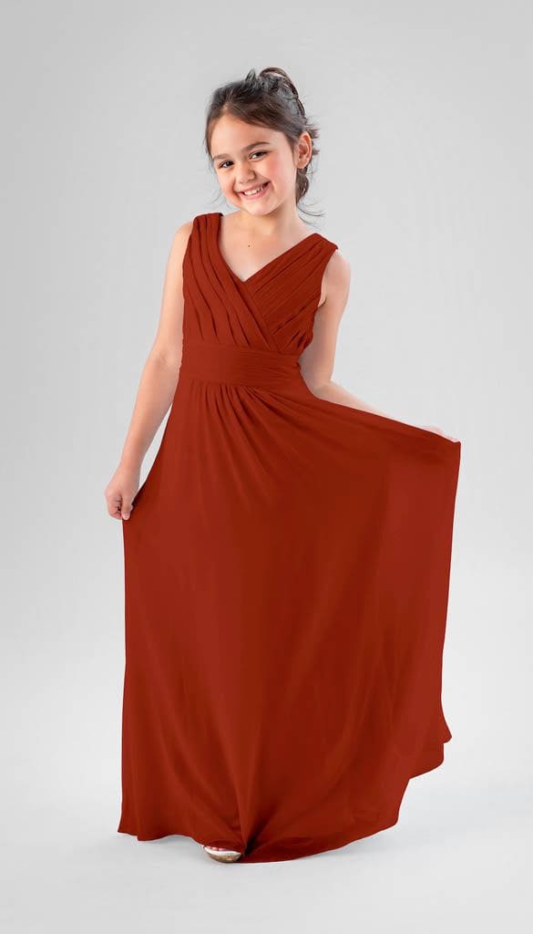 orange junior bridesmaid dresses Red and Nude Mermaid Red tulle prom dress with Beaded Lace Appliques, Detachable Train