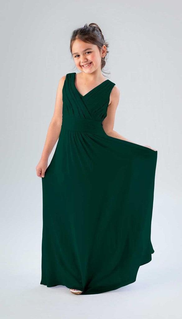 Kennedy Blue Lonnie Junior Bridesmaid Dress J8 / Light Sage