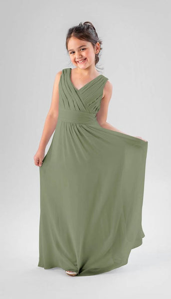Kennedy Blue Lonnie Junior Bridesmaid Dress Light Sage
