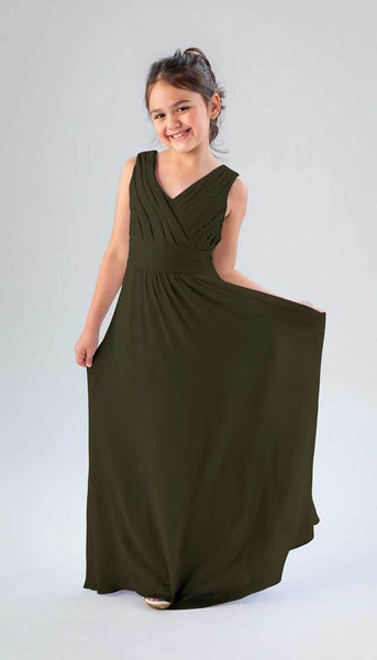 Kennedy Blue Lonnie Junior Bridesmaid Dress Olive Green Kennedy Blue Lonnie Junior Bridesmaid Dress Olive Green