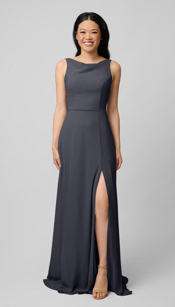 Margot High Neck Bridesmaids Dress | Kennedy Blue Amethyst Margot High Neck Bridesmaids Dress | Kennedy Blue Amethyst
