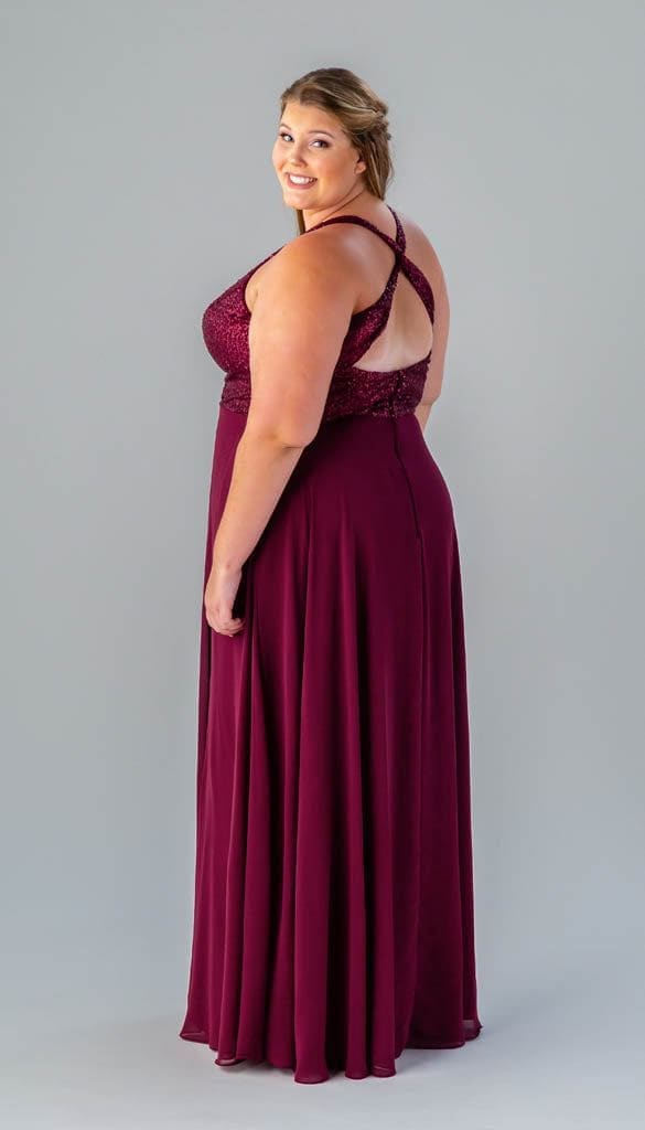 Sale Ready-to-Ship Sequin Bridesmaid Dress