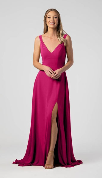 berry satin bridesmaid dress Berry Bridesmaid Dress Matte Satin Size Small