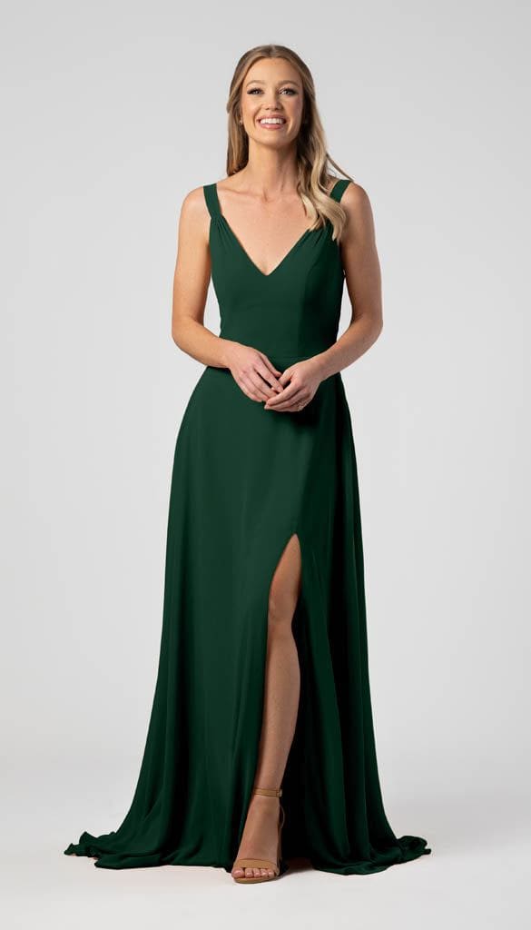 forest green bridesmaid dress scale bridesmaids Neck Ruffle Sleeve Sequin Forest Green Bridesmaid Dress Lilly - | Forest Green