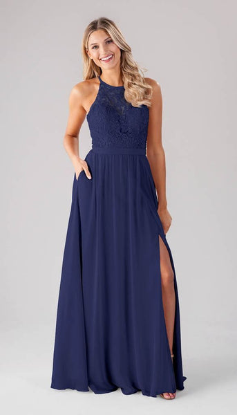 Melanie Embroidered Lace Bridesmaid Dress