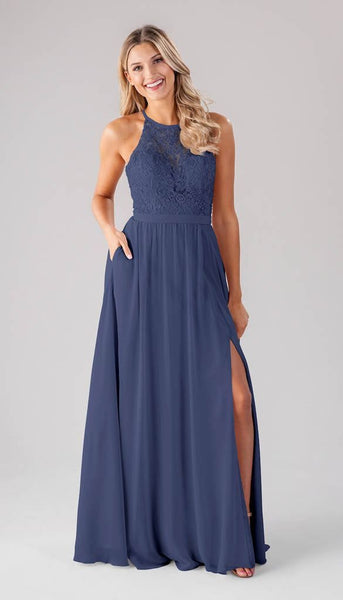 Melanie Embroidered Lace Bridesmaid Dress