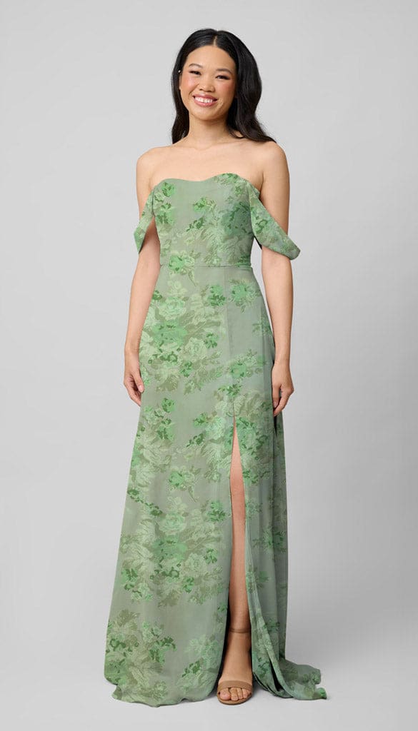 Floral Bridesmaid Dresses Kennedy Blue Floral Bridesmaid Dresses Kennedy Blue