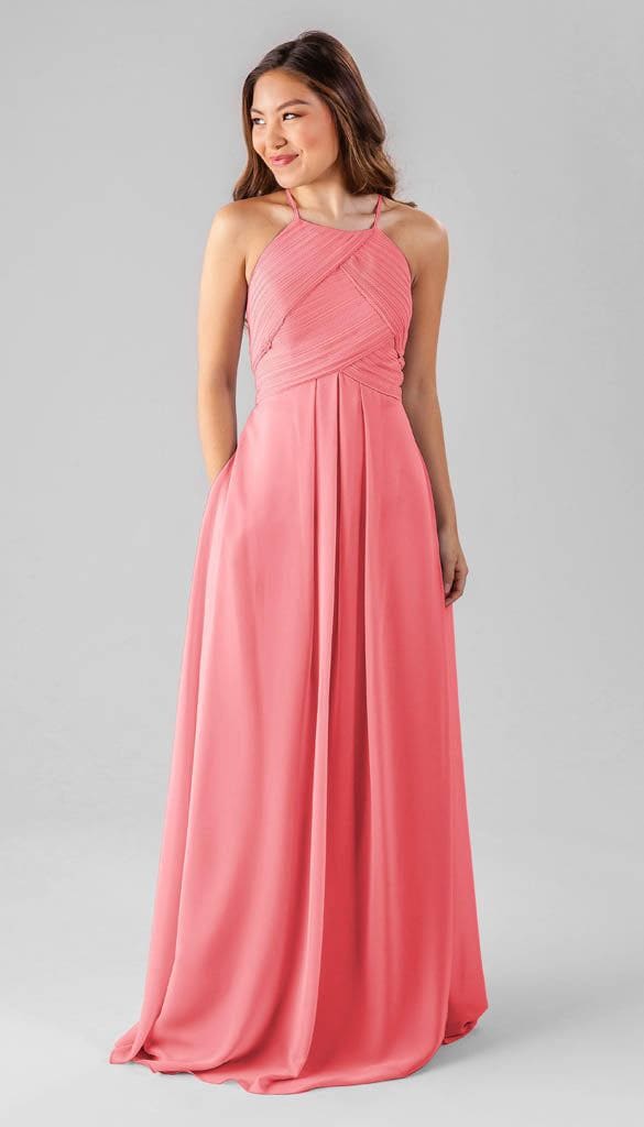 Milly Chiffon Bridesmaids Dress Kennedy Blue Kennedy Blue