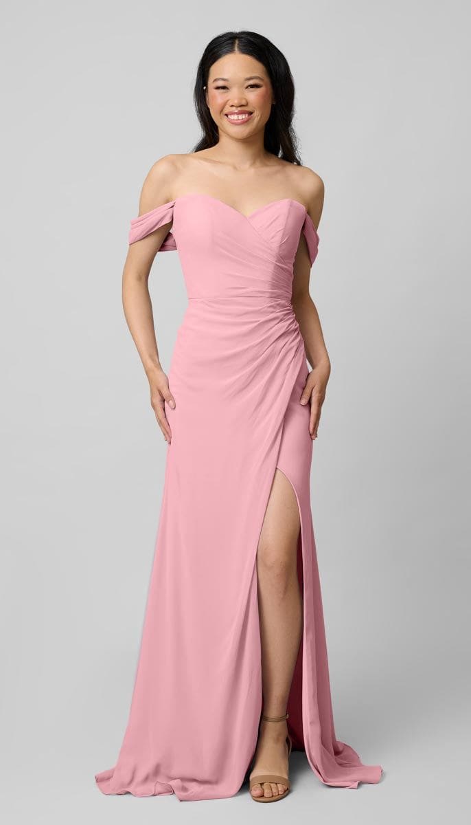Milo Off the Shoulder Bridesmaids Dress | Kennedy Blue Milo Off the Shoulder Bridesmaids Dress | Kennedy Blue