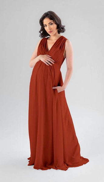 Kennedy Blue Misty Bridesmaid Dress Cinnamon