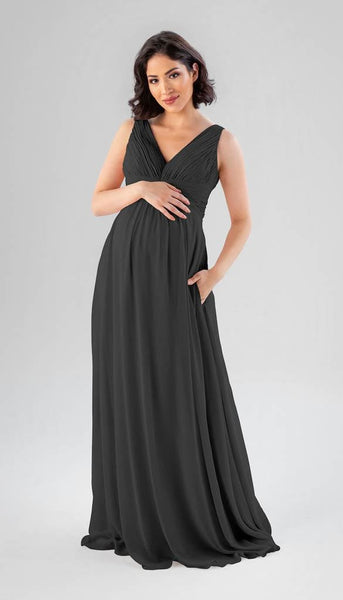 Kennedy Blue Paisley Bridesmaid Dress Navy