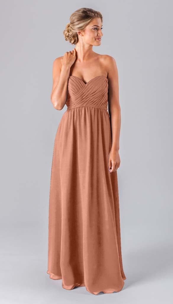 blue dress for baby girl Sale Ready-to-Ship Chiffon Bridesmaid Dress