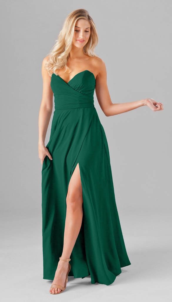 Poppy Strapless Chiffon Bridesmaid Dress