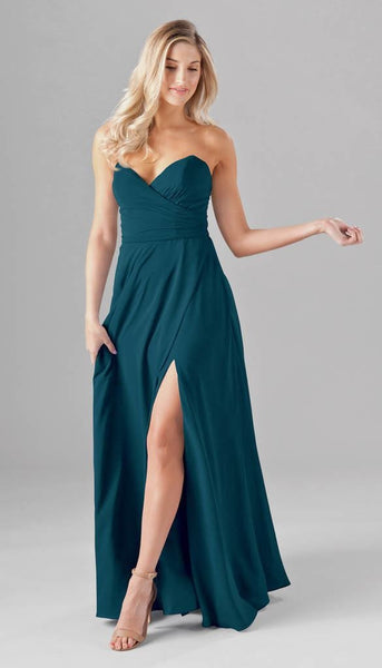 poppy bridesmaid dress Strapless Chiffon Color:Apricot The Never-Ending Appeal of Made from high Features__Eyelet