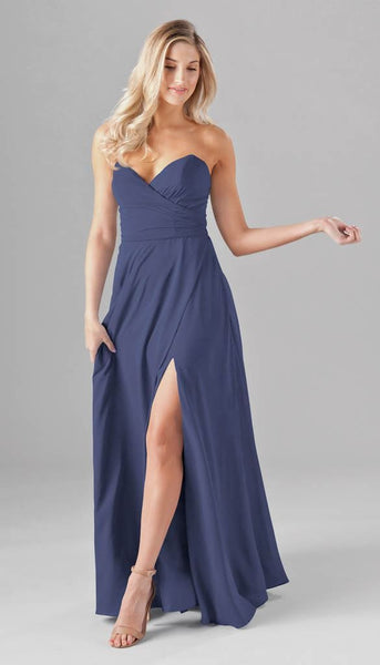 Poppy Strapless Chiffon Bridesmaid Dress