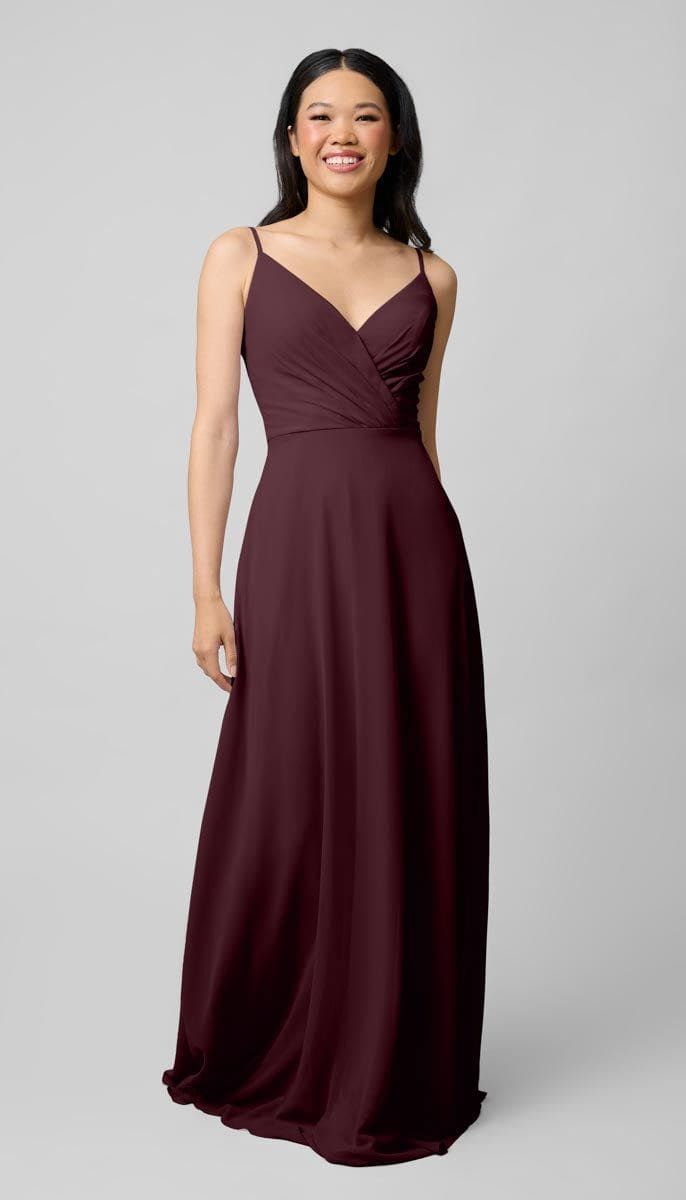 bridesmaid dresses in redding ca Bridesmaids in Shades of Pink and Red at Coastal California Wedding