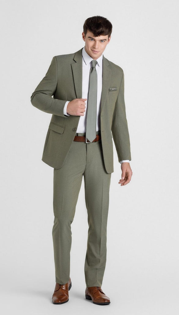 sage green dress suit 2 Button Sage Suit Vest Only main image 1