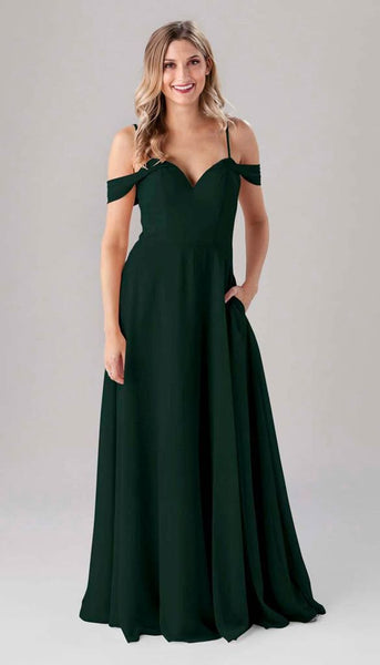 Samantha Off The Shoulder Chiffon Bridesmaids Dress