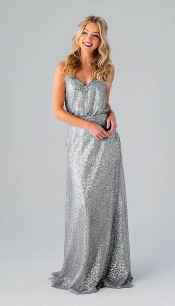 Sale Ready-to-Ship Sequin Bridesmaid Dress | Kennedy Blue 6 / Silver Sale Ready-to-Ship Sequin Bridesmaid Dress | Kennedy Blue 6 / Silver