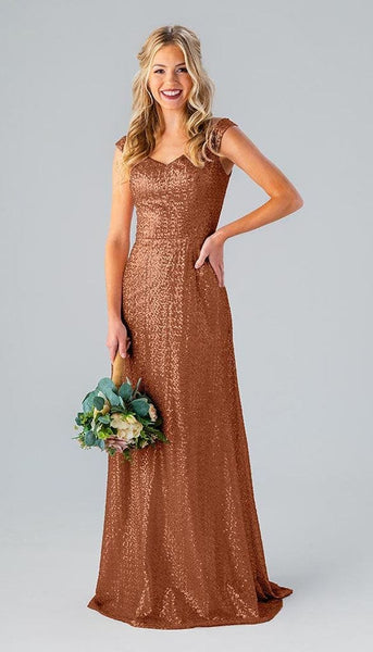 Sale Ready-to-Ship Sequin Bridesmaid Dress | Kennedy Blue 20 / Copper Sale Ready-to-Ship Sequin Bridesmaid Dress | Kennedy Blue 20 / Copper