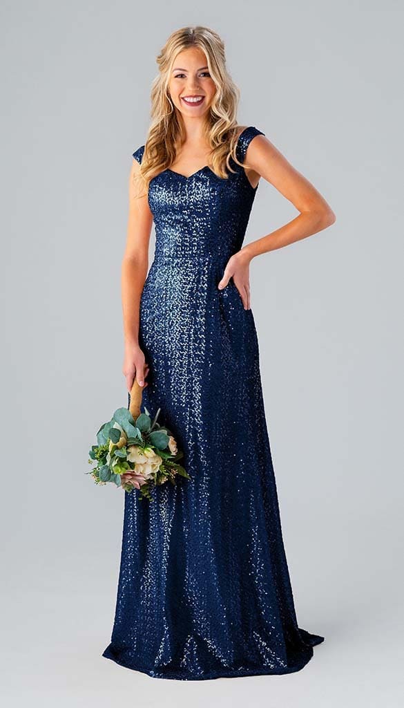 Sale Ready-to-Ship Sequin Bridesmaid Dress