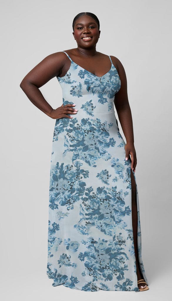 Floral Bridesmaid Dresses Kennedy Blue Floral Bridesmaid Dresses Kennedy Blue