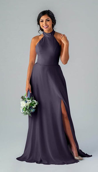 Stassi Chiffon Bridesmaid Dress | Kennedy Blue Eggplant
