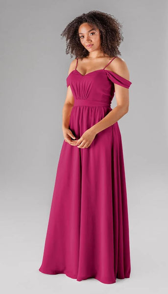 thea bridesmaid dress Chiffon Blue and Green Tie-Dye