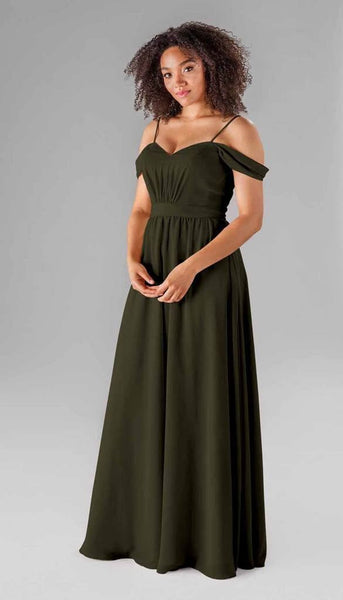 Thea Chiffon Bridesmaid Dress | Kennedy Blue Eucalyptus Thea Chiffon Bridesmaid Dress | Kennedy Blue Eucalyptus