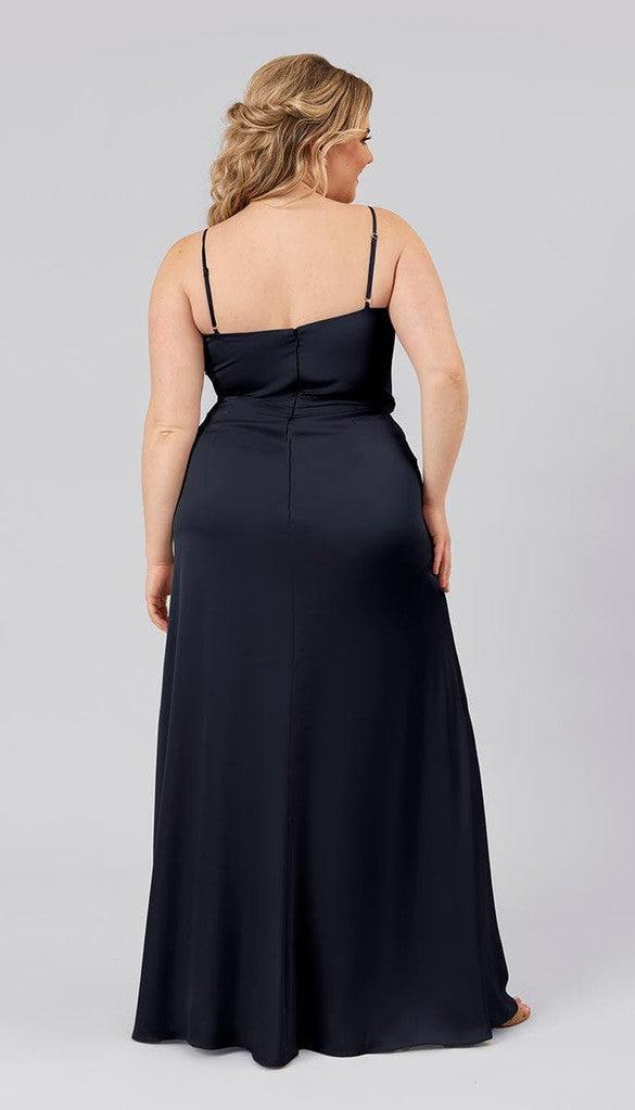 Tiffany Adjustable Satin Bridesmaid Dress | Kennedy Blue Dusty Blue Tiffany Adjustable Satin Bridesmaid Dress | Kennedy Blue Dusty Blue