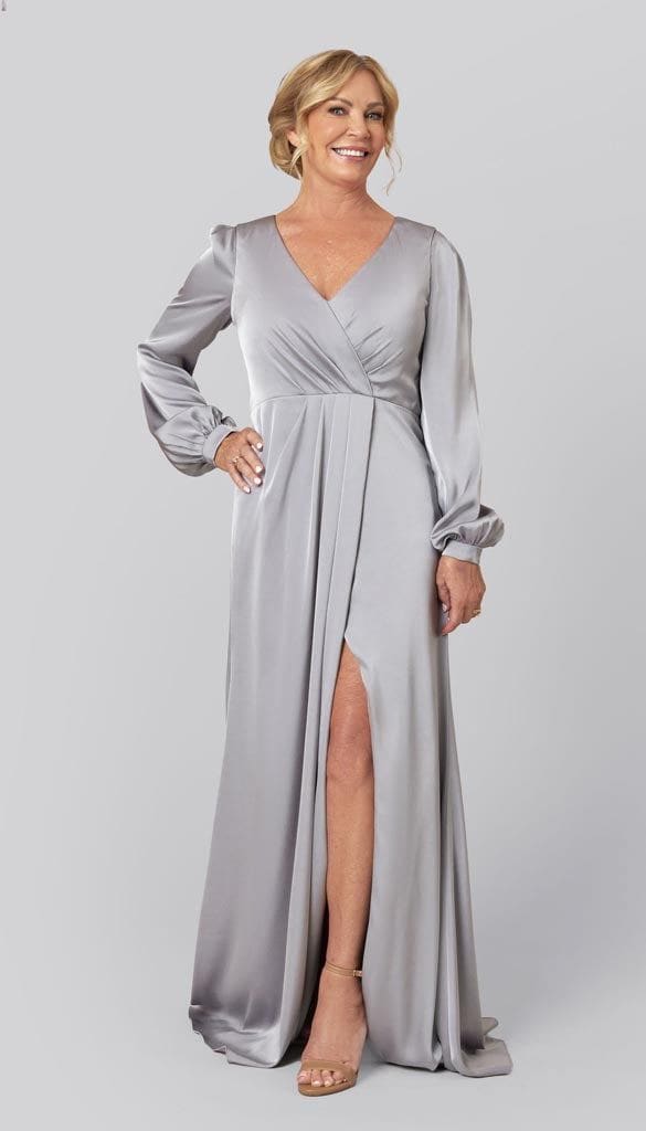 Tilda Long Sleeve Satin Bridesmaid Dress