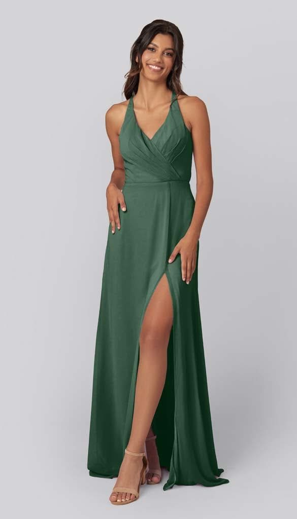Uma Chiffon Bridesmaid Dress | Kennedy Blue Teal
