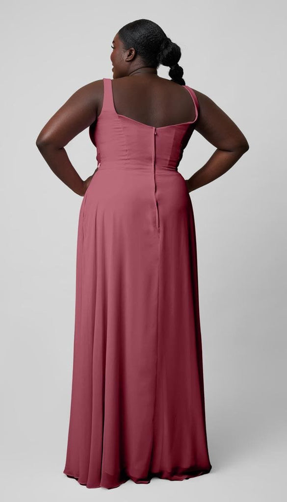 plus size burgundy bridesmaid dresses Ever-Pretty Shop Chiffon A-Line Short Sleeves with Bowknot High Slit Dress elegant aesthetic Burgundy Plus Size Bridesmaid Dress,Chiffon
