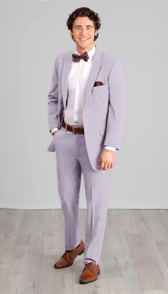 Trim Fit 2 Piece Mens Suit Lavender | Kennedy Blue Trim Fit 2 Piece Mens Suit Lavender | Kennedy Blue