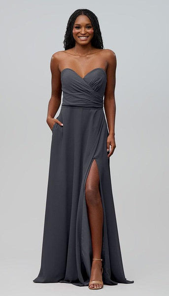 Poppy Strapless Chiffon Bridesmaid Dress