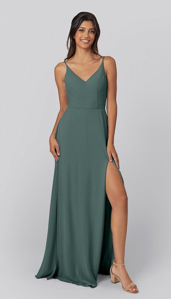 Kimmy Ready to Ship Bridesmaid Dress 6 Slate Blue
