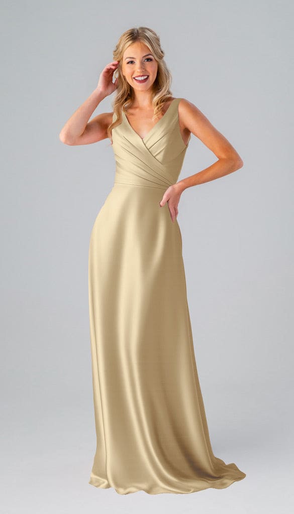 Kristen Luxe Satin Bridesmaids Dress | Kennedy Blue Kristen Luxe Satin Bridesmaids Dress | Kennedy Blue