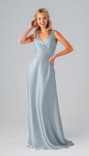 Kristen Luxe Satin Bridesmaids Dress