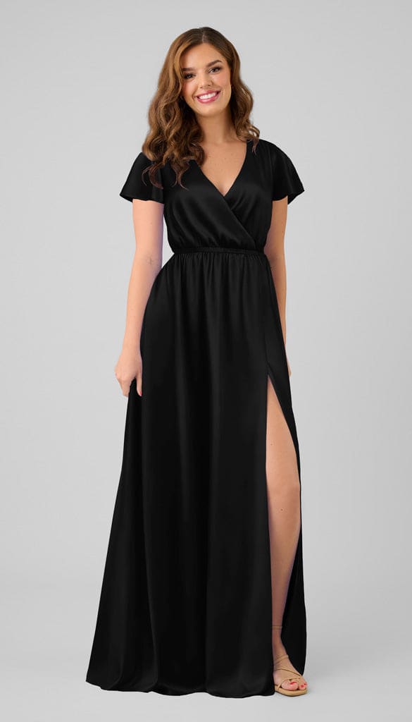 made to order bridesmaid dresses In Stock Kyra Luxe Satin Color:Cinder Melange romantic feel—made in our Lined Dress raibrownlow on LTK