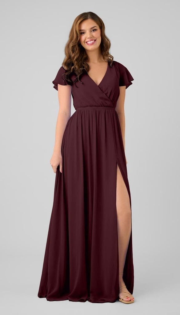 Ready to Ship Kyra adjustable fit luxe satin bridesmaid dress