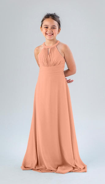 Kennedy Blue Lanie Junior Bridesmaid Dress Champagne Rose
